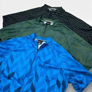 [Lot Of 3] Twin Six Men’s Cycling Jersey Full Zip Club Raglan Large USA Made EUC